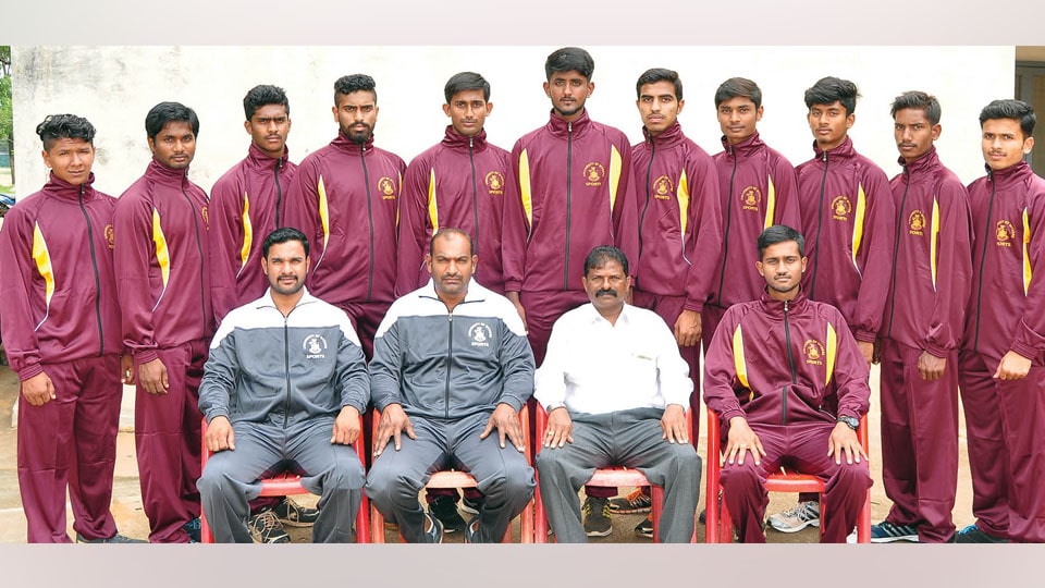 Mysore Varsity Men’s Handball Team