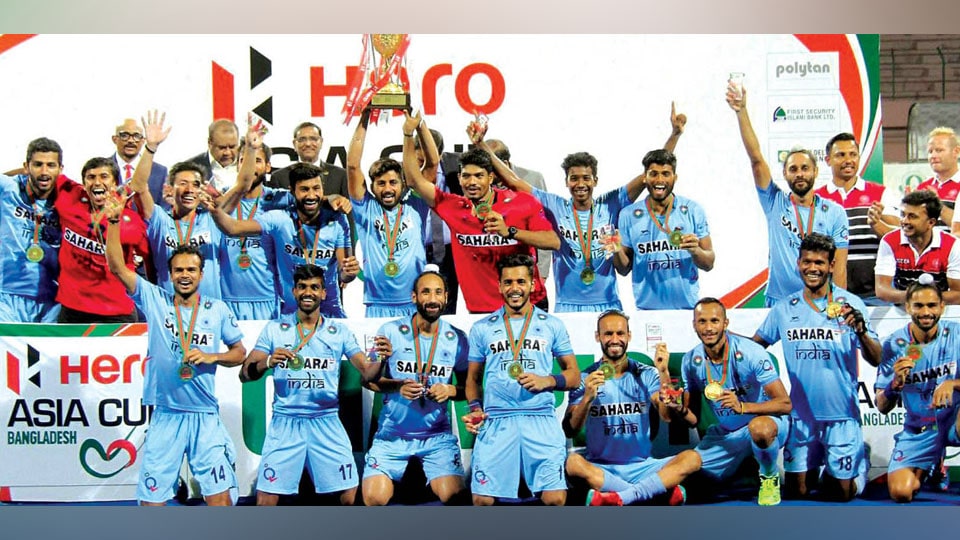India wins Hockey Asia Cup; Malaysia emerges runner-up, Pakistan gets bronze