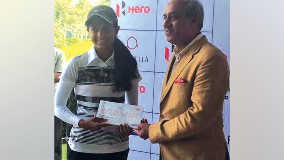 14th Leg Hero Women’s Pro Golf Tour 2017: City’s Pranavi wins Amateur title