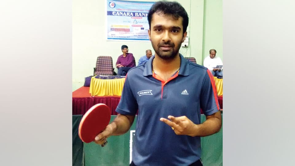 Canara Bank Cup – Karnataka State TT Tourney: Anirban Roy wins Men’s Singles