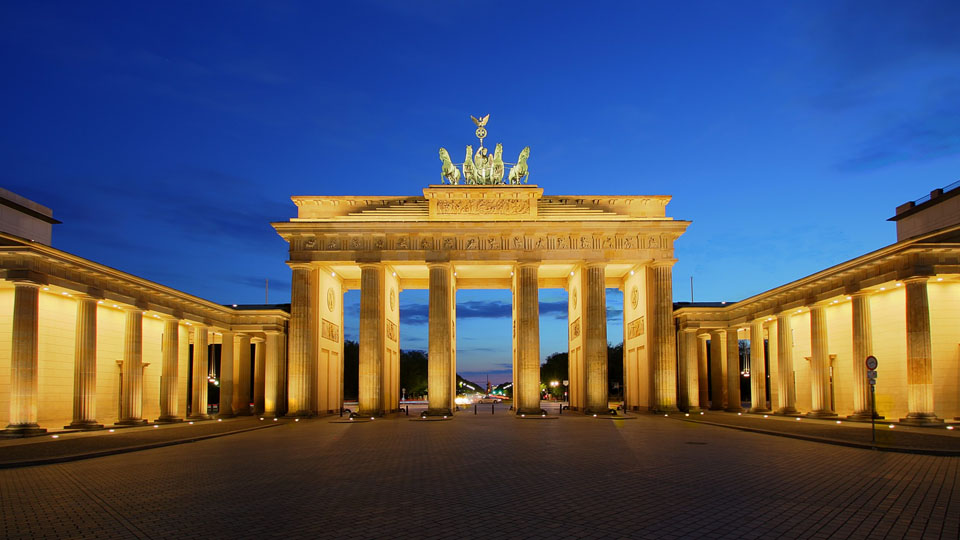 The historic Brandenburg Gate