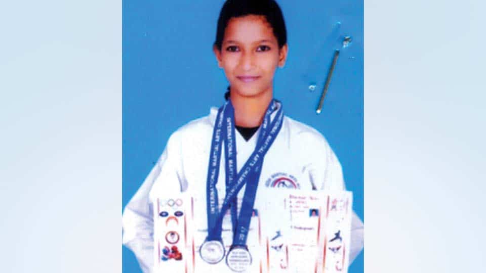 Bags two silver medals in Intl. Martial Arts Championship