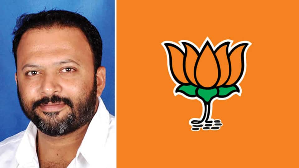 Sreenivasa Prasad’s son-in-law is BJP Yuva Morcha Vice-President