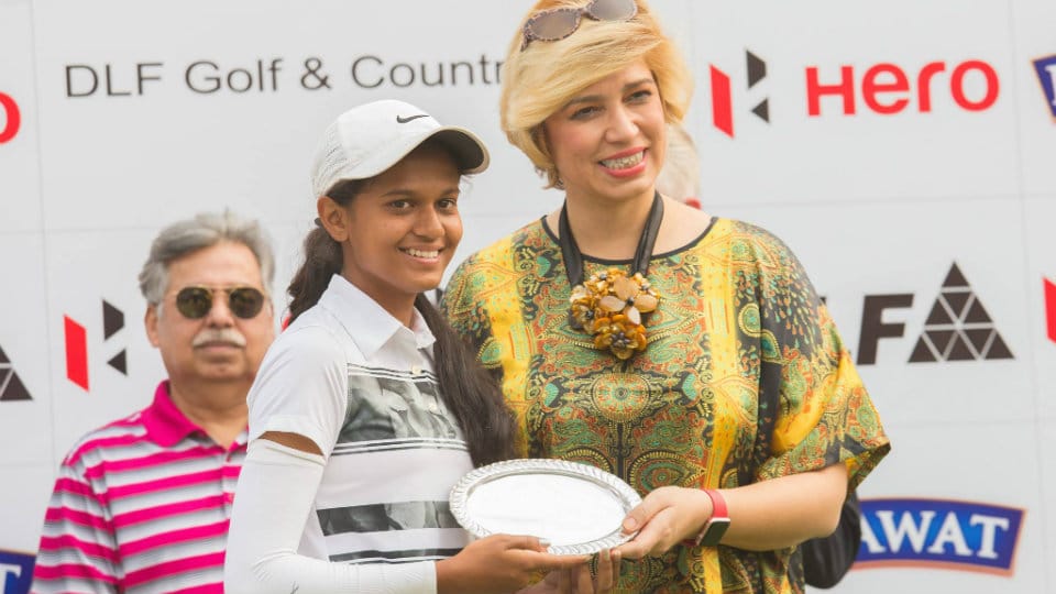 Hero Women’s Indian Open Golf Tournament for Women: Pranavi Urs gets best amateur player award
