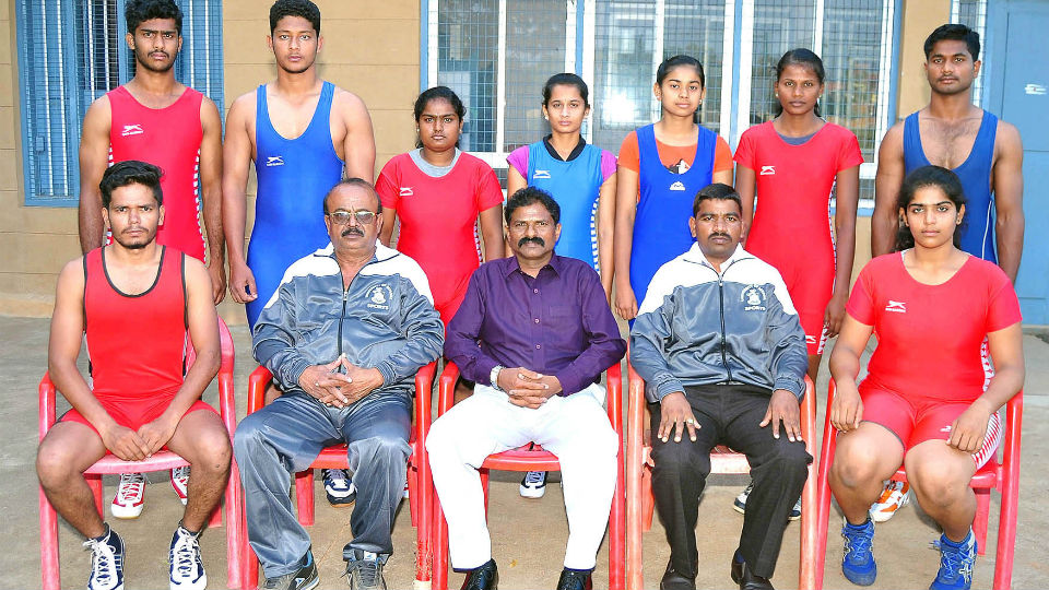 Mysore Varsity Wrestling Team