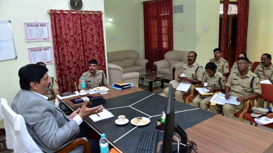 Tipu Jayanti celebrations: ADGP Gagandeep holds meeting with City Top Cops
