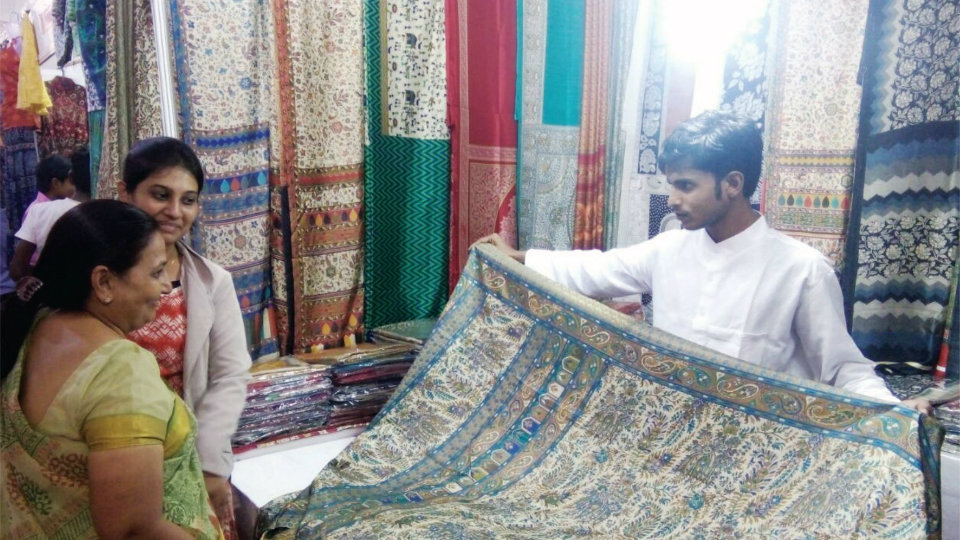Eye-catching sarees at Cottonfab