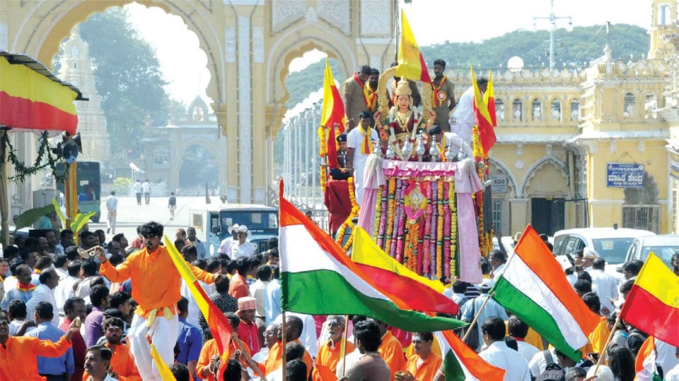 Kannada Rajyotsava celebrated with fervour in city