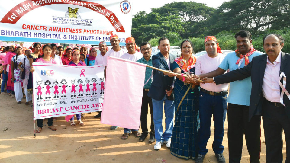 Breast cancer awareness rally held