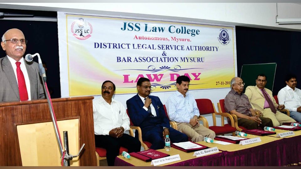 Law Day celebrated at JSS Law College