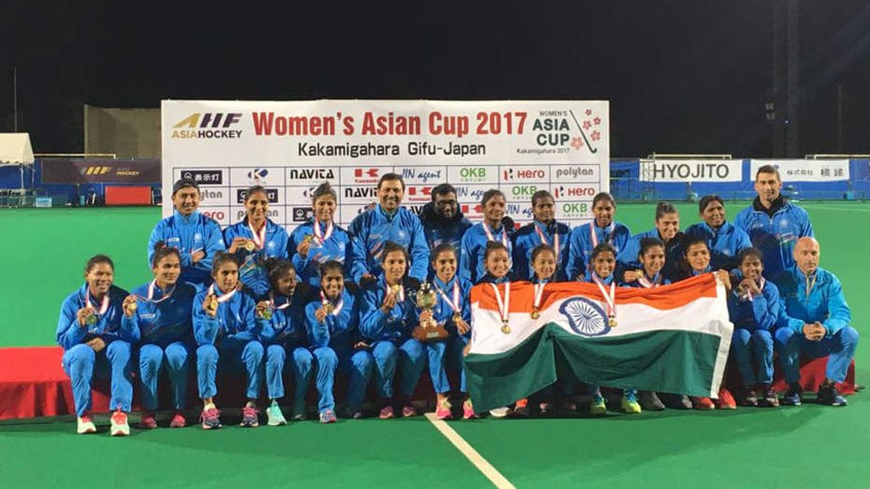 Indian eves win Hockey Asia Cup