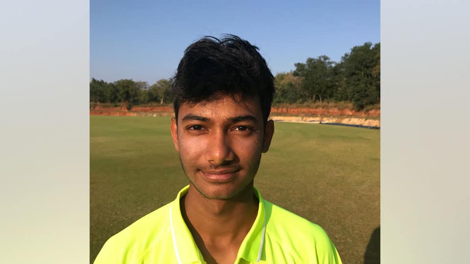 Talented Cricketer: Kishan Bedare