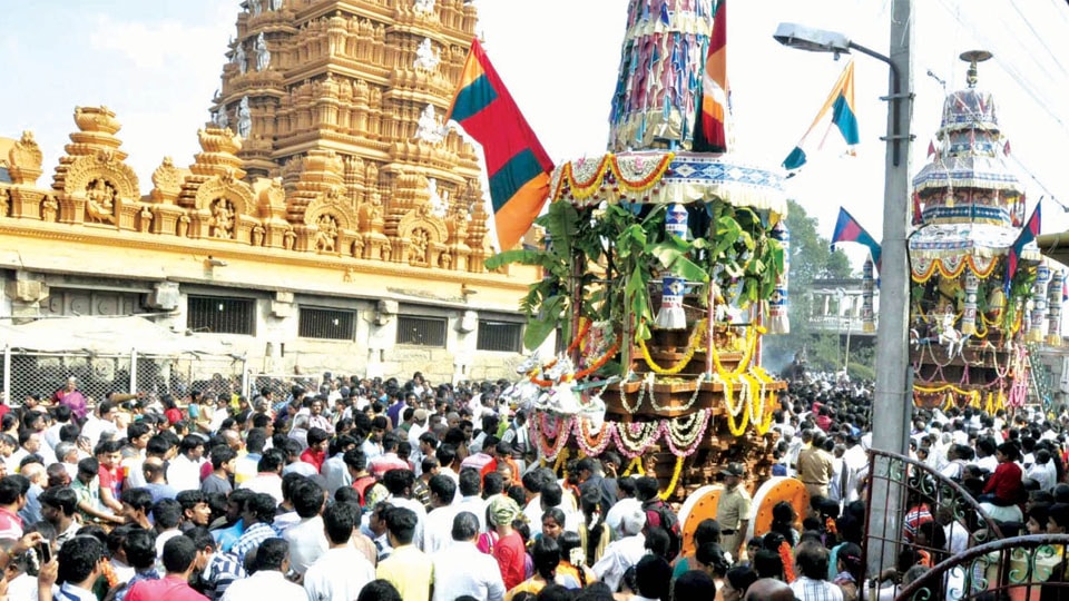 Thousands throng Srikanteshwara Temple for ‘Chikka Jathre’