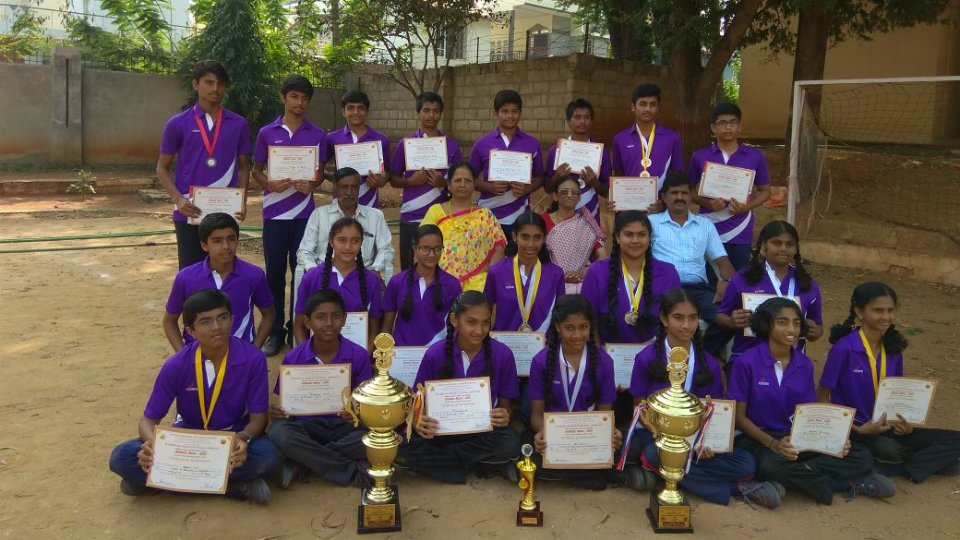 Vidyavardhaka B.M. Sri High School emerges overall champs
