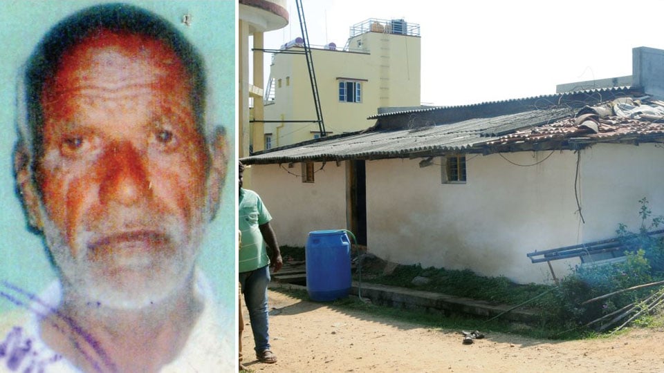 Elderly villager murdered for diamond ear studs