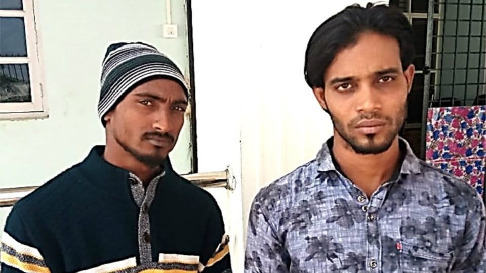 Two arrested for assaulting Pani Puri vendor’s son in Hunsur
