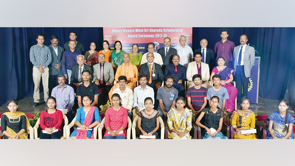 Rotary West – Sharada Scholarships distributed