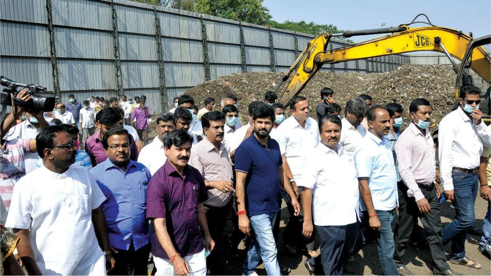 MP Pratap Simha inspects Excel Plant in Vidyaranyapuram
