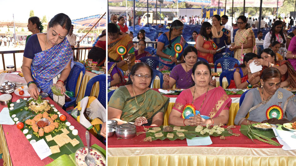 Culinary contest at Millet Mela