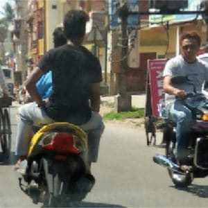 Take action against vehicles without number plates