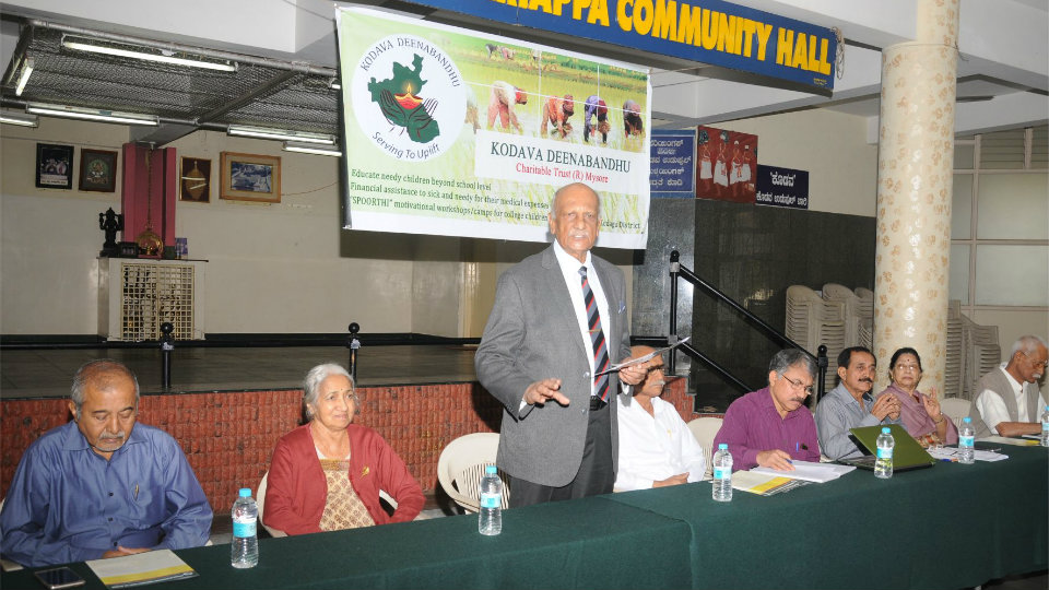 Kodava Deenabandhu Charitable Trust holds annual donors meet