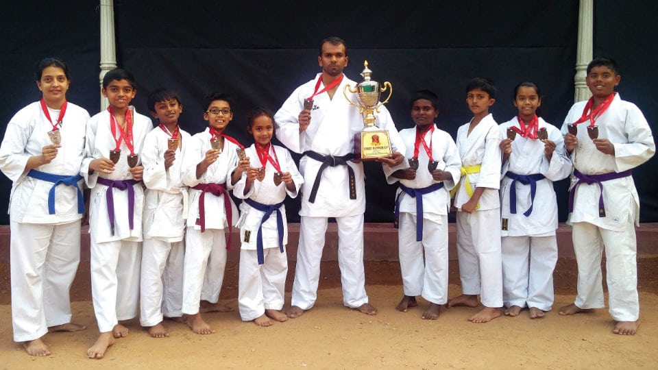 City Karatekas bag medals at National Karate Championship