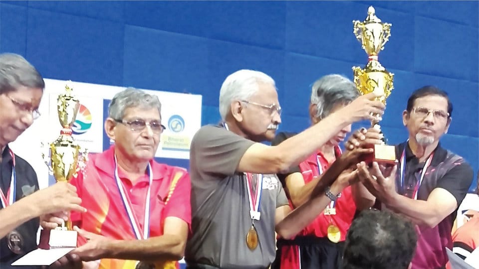 Forza International Veterans TT Cup – 2017: City’s Dr. B.R. Sainath Iyer strikes gold in team event