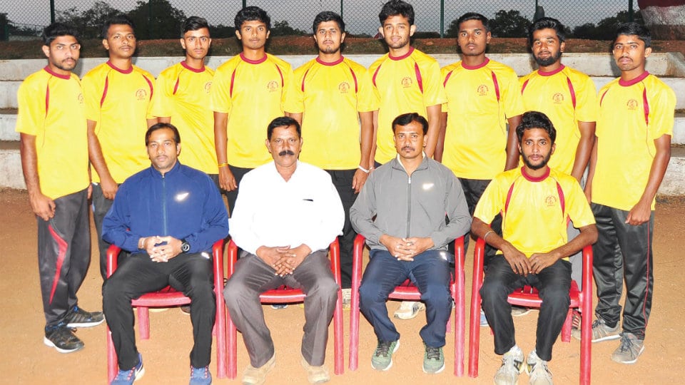 Mysore Varsity Men’s Ball Badminton Team