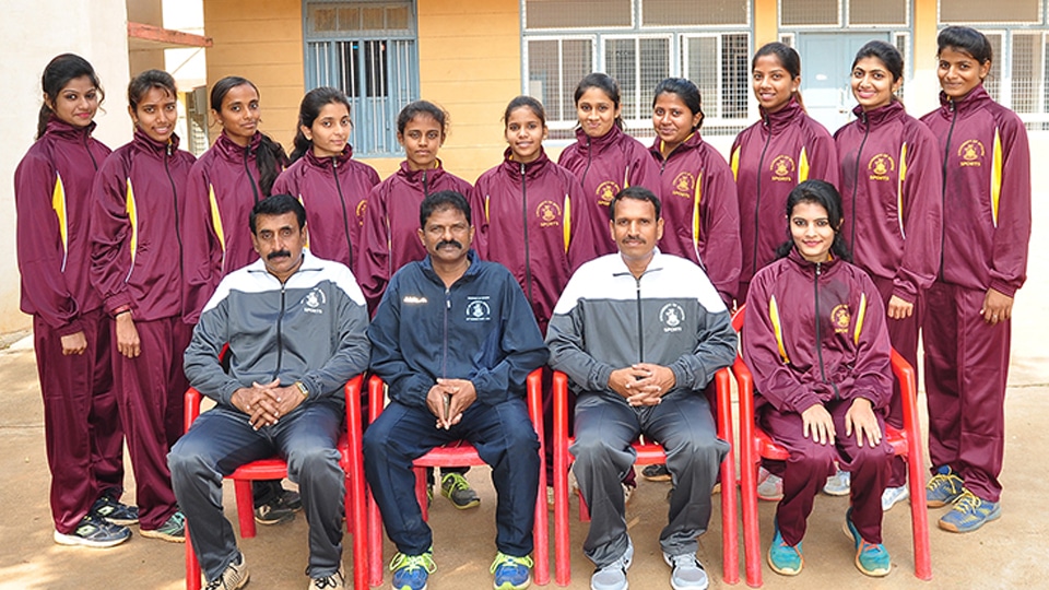 Mysore Varsity Women’s Handball Team