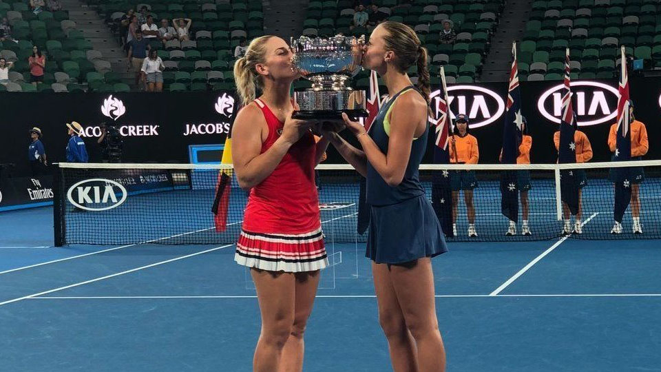 Australian Open: T.Babos and K.Mladenovic lift Women’s Doubles title