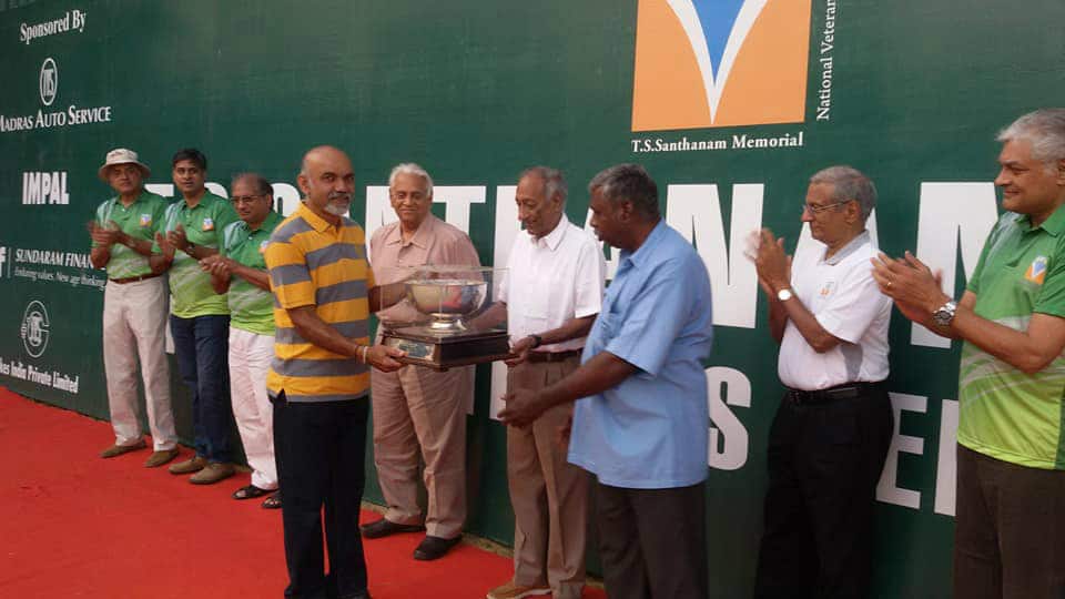 T.S. Santhanam Memorial National AITA Veteran’s Men’s Tennis: Nagaraj bags double