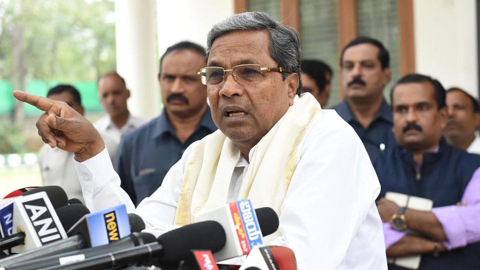 BJP and RSS akin to extremists, says CM Siddharamaiah