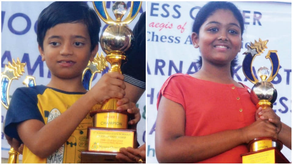 Eshanvi, Arnav clinch Karnataka State Schools Chess Championship