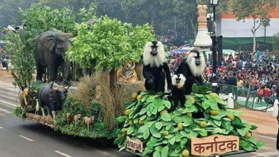 Karnataka showcases wildlife at Rajpath