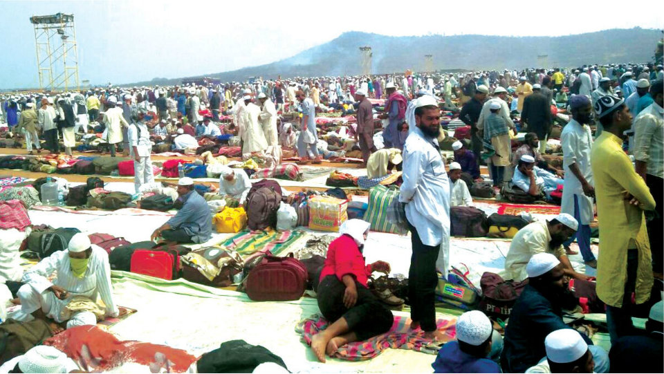 Over seven lakh Muslims congregate at Nanjangud for three-day Ijtema