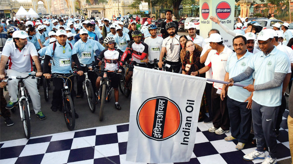 Cyclothon for fuel conservation
