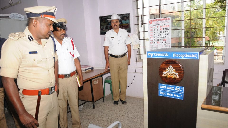 Cops trained to handle Reception Desk at Police Stations