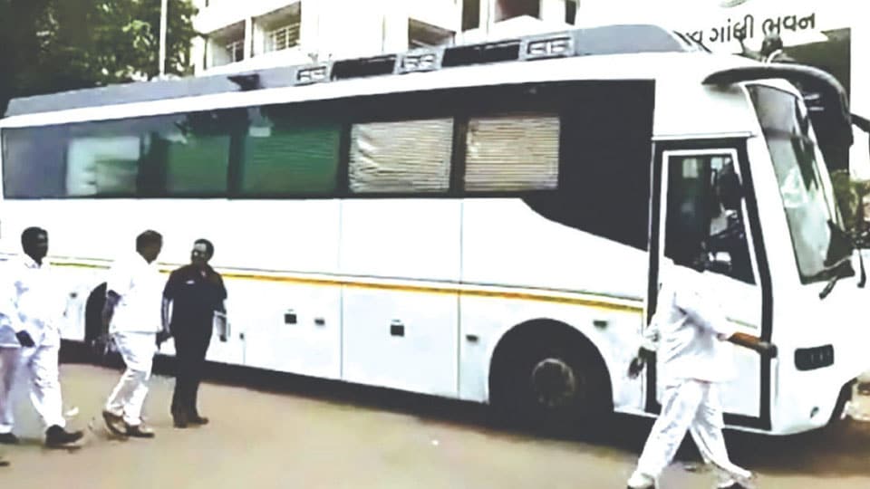 Customised Bus for Rahul Gandhi’s Karnataka tour
