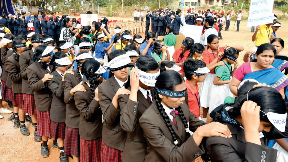 Students walk for eye donation
