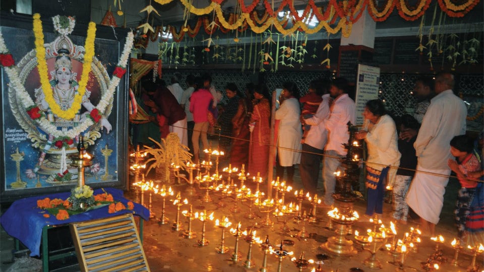 Lakshadeepothsava at Ayyappa Temple