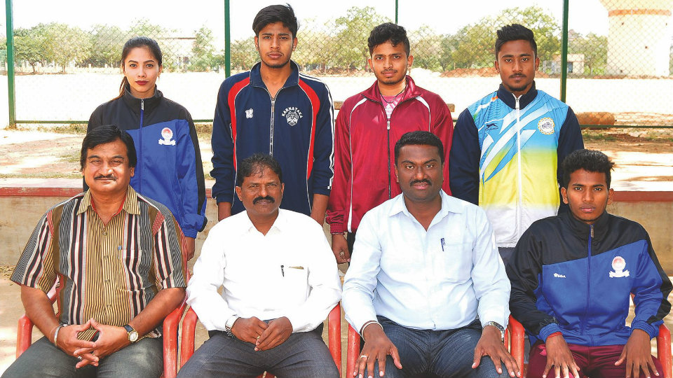 University of Mysore Gymnastics team