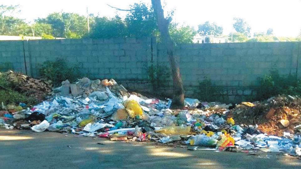 Plea to clear garbage in Vijayanagar 2nd stage