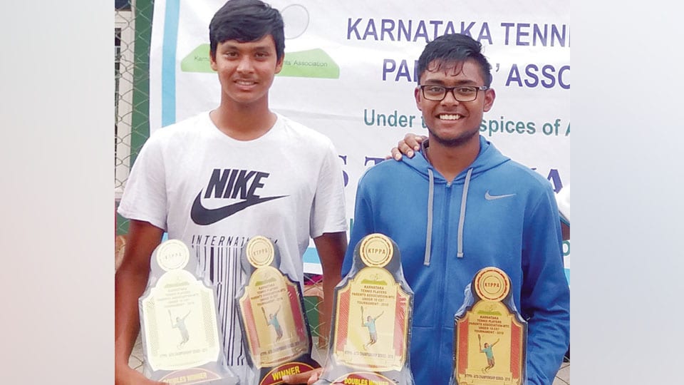KTPPA-MTC AITA CS Tennis Tournament: City’s Pathange brothers shine; Sanjana completes fine double