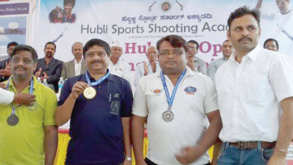 Medal winners in National Shooting Competition