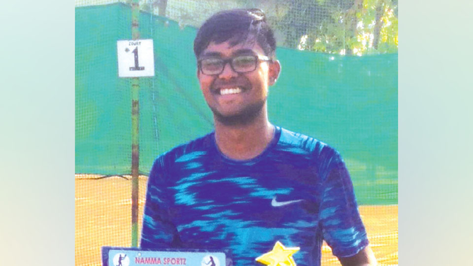 Aryan Pathange wins doubles in Bengaluru