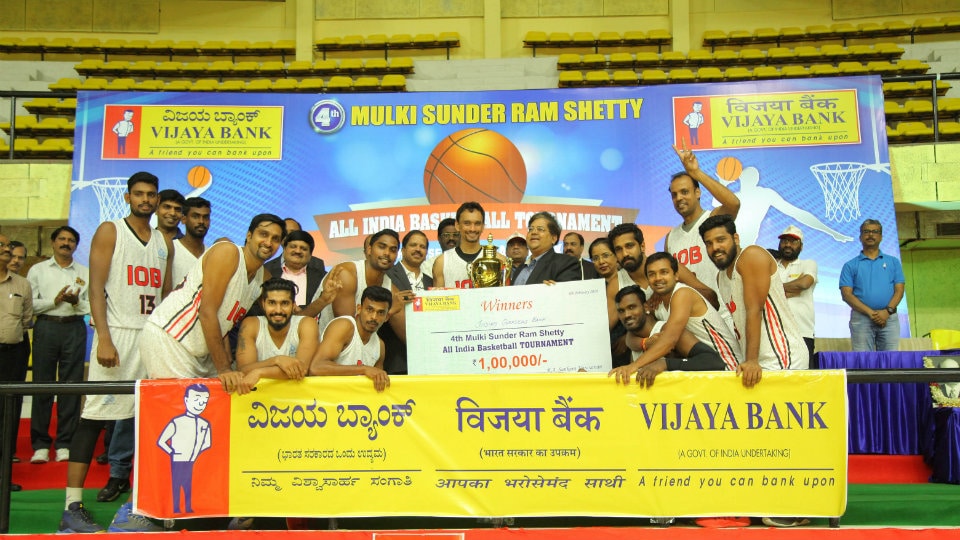 4th Mulki Sunder Ram Shetty Trophy All India Basketball: IOB, Chennai emerges winners