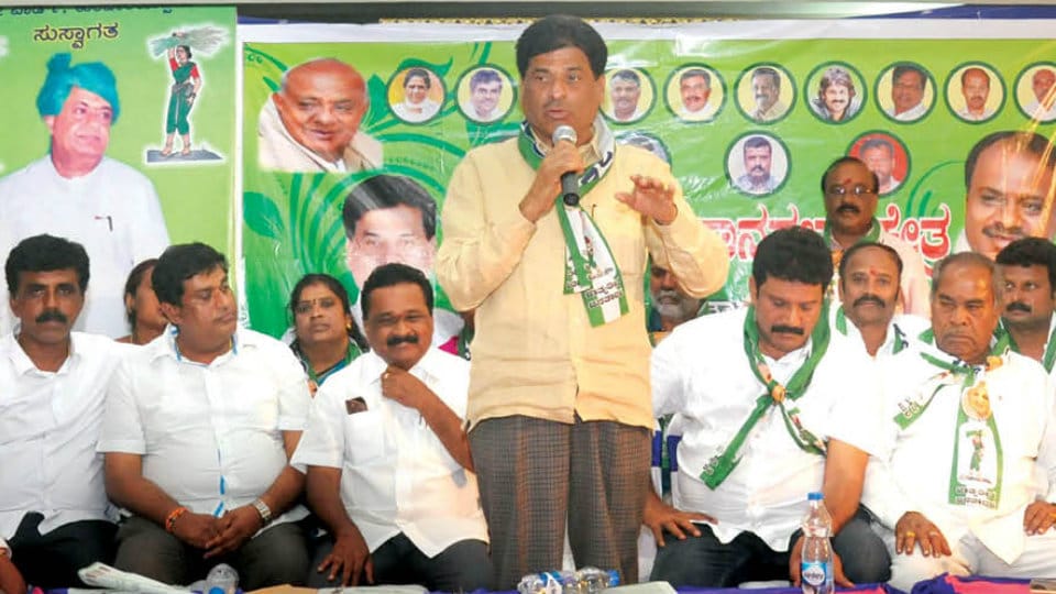 Chamaraja Constituency is JD(S) stronghold: MLC K.T. Srikantegowda