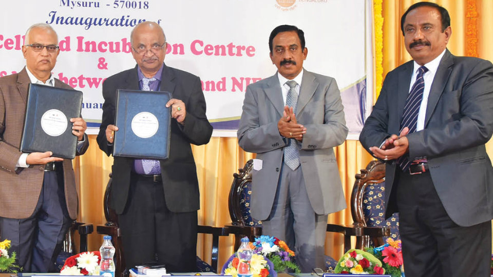 IPR Cell and Incubation Centre inaugurated at NIE-IT
