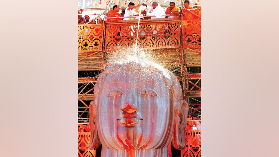 Mahamastakabhisheka ends today; anointing will continue till August