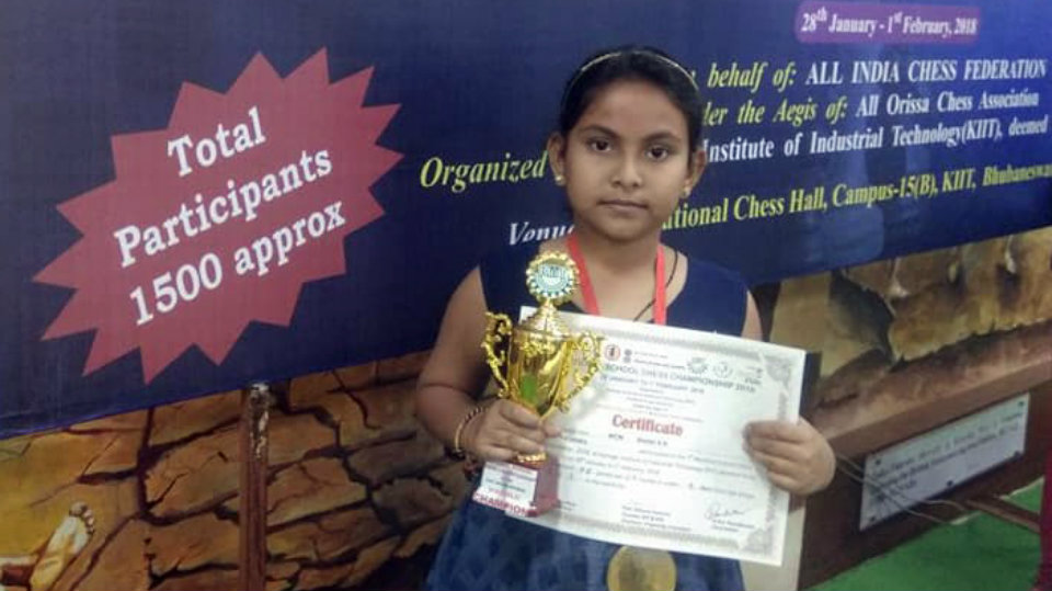 7th National School Chess: Mandya’s Shefali wins U-9 girls title
